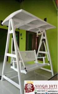 Kursi-Ayunan-Jati-Warna-Putih
