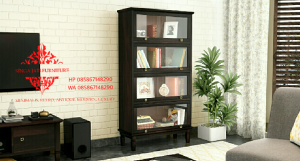 Rak-Buku-Jati-Retro-Mallabar