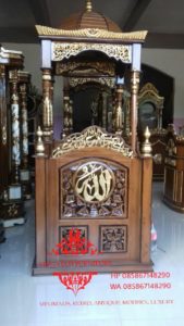 Harga-Mimbar-Masjid-Atap-Kubah-Ukiran-Kaligrafi-Murah