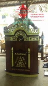 Harga-Mimbar-Masjid-Minimalis-Sederhana-Ukiran-Kaligrafi-02