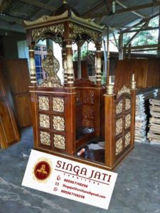 Jual-Mimbar-Masjid-Malang-Atap-Kubah-Ukiran-Kaligrafi-Murah
