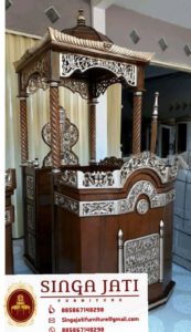 Mimbar-Masjid-Malang-Atap-Kubah-Ukiran-Kaligrafi-02