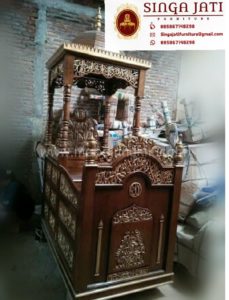 Mimbar-Masjid-Atap-Kubah-Harga-Murah-Ukiran-Kaligrafi