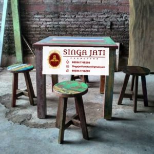 Kursi-Kafe-Rustik-Kayu-Jati