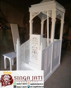 Mimbar-Masjid-Kubah-Ukir-Warna-Putih-01