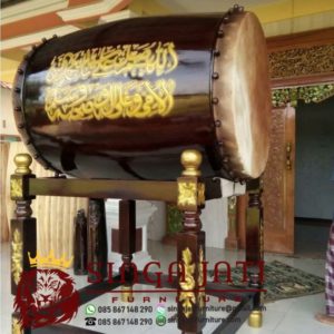 Bedug-Masjid-Kulit-Sapi-Ukir-Jati-02