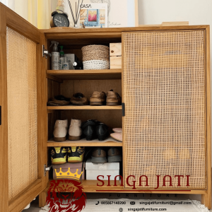 Lemari sepatu-Kayu-Jati