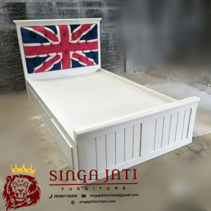 Tempat-Tidur-Putih-Busa