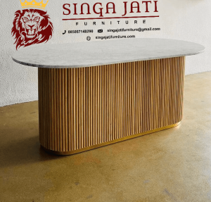 Meja-Makan-Marmer-Oval