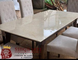Meja-Makan-Marmer-Ruang-Makan-Sempit