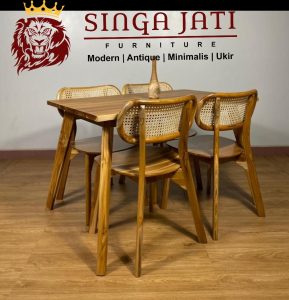 Meja-Makan-Scandinavian-Retro-4-Kursi