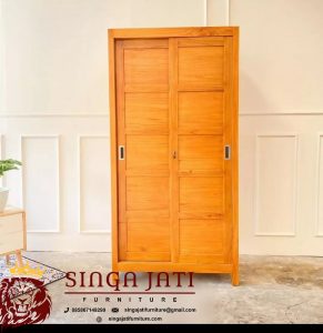 Model-Lemari-Sliding-2-Pintu-Kayu