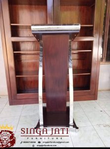 Mimbar-Podium-Minimalis-Stainless