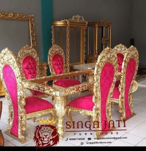 Meja-Makan-6-Kursi-Mewah-Kayu-Jati