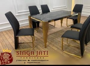 Meja-Makan-Marmer-Kombinasi-Stainless