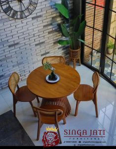 Meja-Makan-Restoran-Bulat-Minimalis