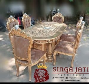 Meja-Makan-Ukir-Jati-6-Kursi