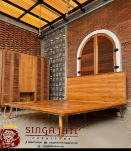 Set-Tempat-Tidur-Minimalis-Scandinavia-Jati-Jepara